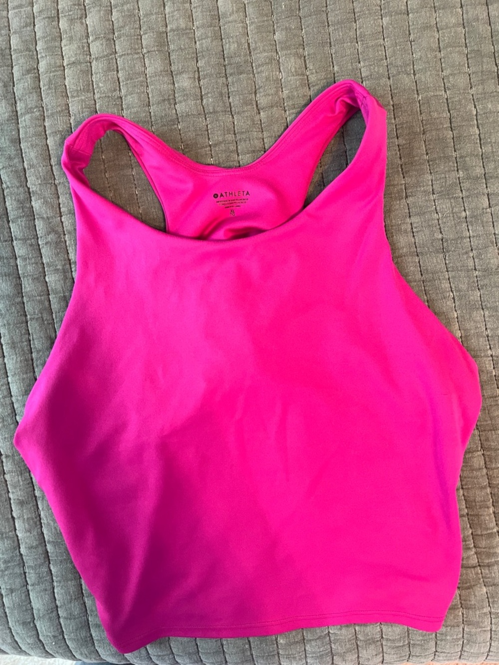 Athleta Neon Pink Performance Racerback Tank